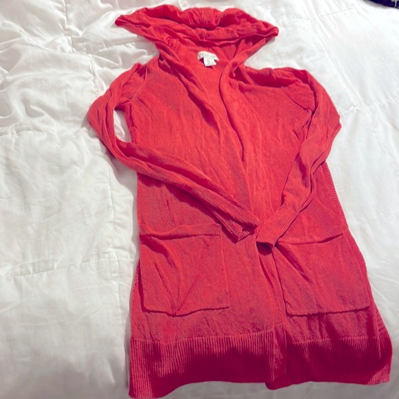 Rachel Zoe Tops - Rachel Zoe - Knit Long Sleeve Open Hoodie Sweater - Small